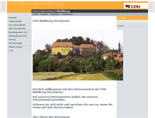 Tablet Screenshot of mahlberg.cdu-ortenau.de