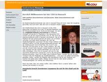 Tablet Screenshot of hausach.cdu-ortenau.de