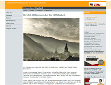 Tablet Screenshot of haslach.cdu-ortenau.de