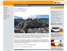 Tablet Screenshot of hornberg.cdu-ortenau.de